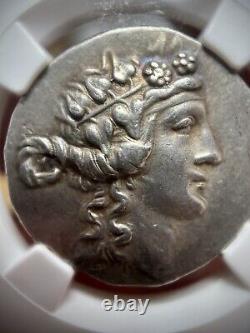Ancient Greek. Thrace. Maroneia. Silver Tetradrachm. NGC Graded XF 5/4