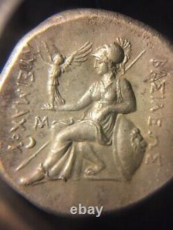 Ancient Greek coin/AR silver Tetradachme /Lysimachos /Macedonian323-281bc
