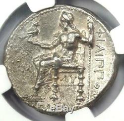 Ancient Macedon Philip III AR Tetradrachm Coin 323 BC Certified NGC Choice VF
