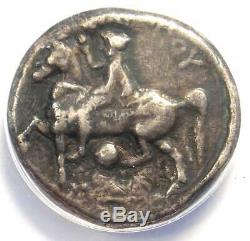 Ancient Macedon Philip II AR Tetradrachm Coin 336-328 BC Certified ANACS VF35