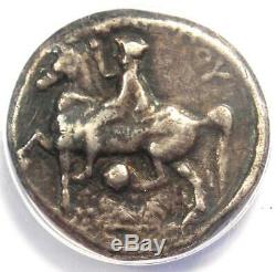 Ancient Macedon Philip II AR Tetradrachm Coin 336-328 BC Certified ANACS VF35