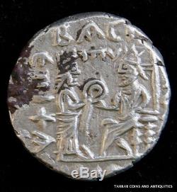Ancient Parthian Kingdom Vologases IV 147-191 A. D. Silver Tetradrachm Choice