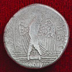 Ancient Roman Empire NERO Antioch Eagle Silver Tetradrachm 60AD Beautiful Coin