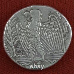 Ancient Roman Empire NERO Antioch Eagle Silver Tetradrachm Beautiful Coin