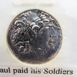 Ancient Roman Saul Tetradrachm Coin Numismatic Silver Empire Collection