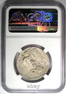 Antigonus II Gonatas AR Tetradrachm Pan Athena Silver Coin 277 BC. NGC Choice XF