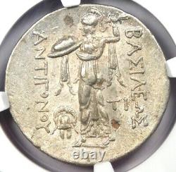 Antigonus II Gonatas AR Tetradrachm Pan Athena Silver Coin 277 BC. NGC Choice XF