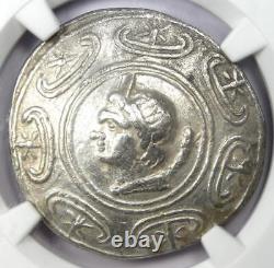 Antigonus II Gonatas AR Tetradrachm Pan Athena Silver Coin 277 BC NGC XF (EF)