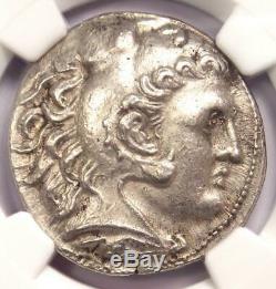 Antigonus II Gonatas Alexander AR Tetradrachm Coin 277-239 BC Certified NGC AU