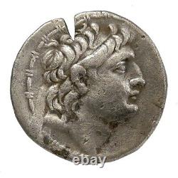 Antiochos VII / Athena. Greek Silver Tetradrachm Coin Cappadocian Kingdom