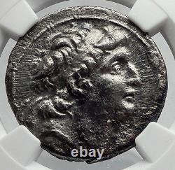 Antiochos VII SELEUKID Ariarathes VII Tetradrachm Silver Greek Coin NGC i60184