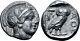 Athena Attica Tetradrachm (ancient Owl Coin)