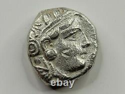 Athens AR Owl Tetradrachm. Ch. VF. 393-294 BC. Late Mass Coinage Issue