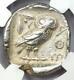 Athens Athena Owl Ar Tetradrachm Silver Coin (440-404 Bc) Ngc Choice Xf (ef)