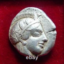 Athens, Athena Owl Silver tetradrachm 454-404 BC. Athena & Owl