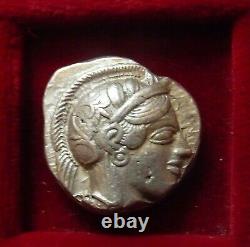 Athens, Athena Owl Silver tetradrachm 454-404 BC. Athena & Owl Full crest