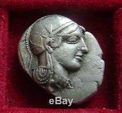 Athens, Athena Owl Silver tetradrachm 454-404 BC. Athena & Owl incuse SNG Cop 31
