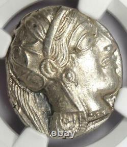 Athens Athena Owl Tetradrachm Coin 440-404 BC NGC Choice AU 5/5 Surfaces