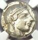 Athens Athena Owl Tetradrachm Coin 465-455 Bc Ngc Au Test Cut Early Issue