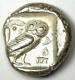 Athens Athena Owl Tetradrachm Coin (465-455 Bc) Xf Early Archaic Issue