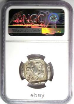 Athens Athena Owl Tetradrachm Coin 475-465 BC NGC XF (EF) Early Issue