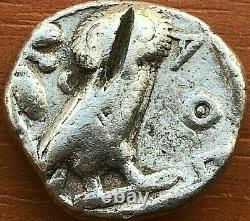 Athens, Attica 420 BC AR Tetradrachm Athena & Owl Ancient Greek Silver Coin