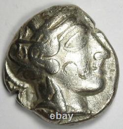 Athens Attica Athena Owl Tetradrachm Silver Coin (454-404 BC) Fine / VF