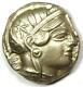 Athens Attica Athena Owl Tetradrachm Silver Coin (454-404 Bc) Good Xf / Au