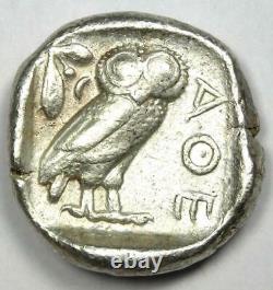 Athens Attica Athena Owl Tetradrachm Silver Coin (454-404 BC) VF (Very Fine)