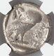Athens Attica Owl, Ar Tetradrachm Silver Coin 440-404 Bc, Greek Athena, Ngc Fine