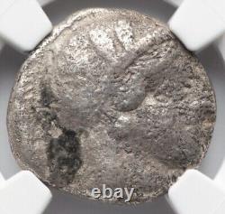 Athens Attica Owl, AR Tetradrachm Silver Coin 440-404 BC, Greek Athena, NGC FINE