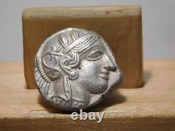 Athens-Attica tetradrachm 449-413 B. C. Athena obv, Owl rev