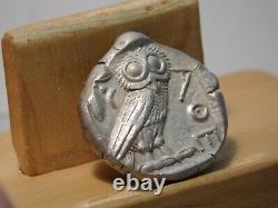 Athens-Attica tetradrachm 449-413 B. C. Athena obv, Owl rev