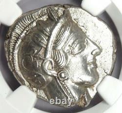 Athens Greece Athena Owl Tetradrachm Ancient Coin 440-404 BC Certified NGC AU