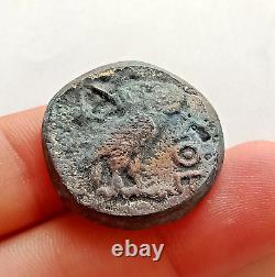 Athens Greece Athena Owl Tetradrachm Ancient Coin 440-404 Bc