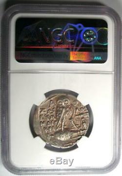 Athens Greece Athena Owl Tetradrachm Coin (110 BC, New Style) Certified NGC XF