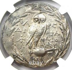 Athens Greece Athena Owl Tetradrachm Coin (144 BC, New Style) Certified NGC VF