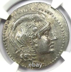 Athens Greece Athena Owl Tetradrachm Coin (155 BC, New Style) NGC Choice AU