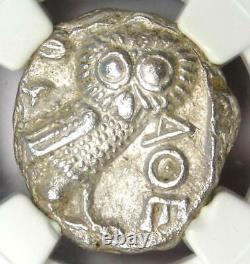 Athens Greece Athena Owl Tetradrachm Coin (393-294 BC) Certified NGC Choice AU