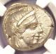 Athens Greece Athena Owl Tetradrachm Coin (440-404 Bc) Certified Ngc Au
