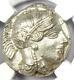 Athens Greece Athena Owl Tetradrachm Coin 440-404 Bc. Certified Ngc Choice Au