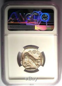 Athens Greece Athena Owl Tetradrachm Coin (440-404 BC) Certified NGC Choice AU
