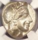 Athens Greece Athena Owl Tetradrachm Coin (440-404 Bc) Ngc Choice Vf, Test Cut