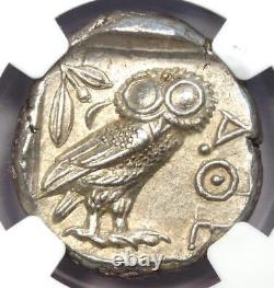 Athens Greece Athena Owl Tetradrachm Coin 440 BC. NGC Choice AU 5/5 Strike