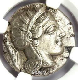 Athens Greece Athena Owl Tetradrachm Coin 440 BC NGC Choice XF 5/5 Strike