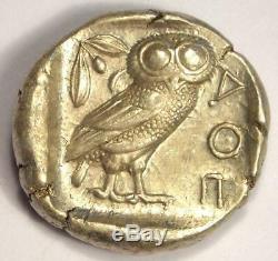 Athens Greece Athena Owl Tetradrachm Coin (454-404 BC) Choice XF Condition