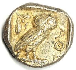 Athens Greece Athena Owl Tetradrachm Coin (454-404 BC) Good VF