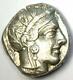 Athens Greece Athena Owl Tetradrachm Coin (454-404 Bc) Good Vf / Xf, Test Cut