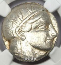 Athens Greece Athena Owl Tetradrachm Coin (455-440 BC) Certified NGC Choice VF