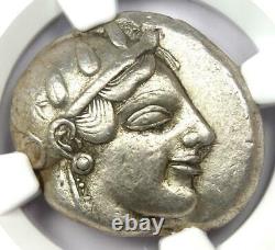 Athens Greece Athena Owl Tetradrachm Coin (475-465 BC) NGC XF Early Issue